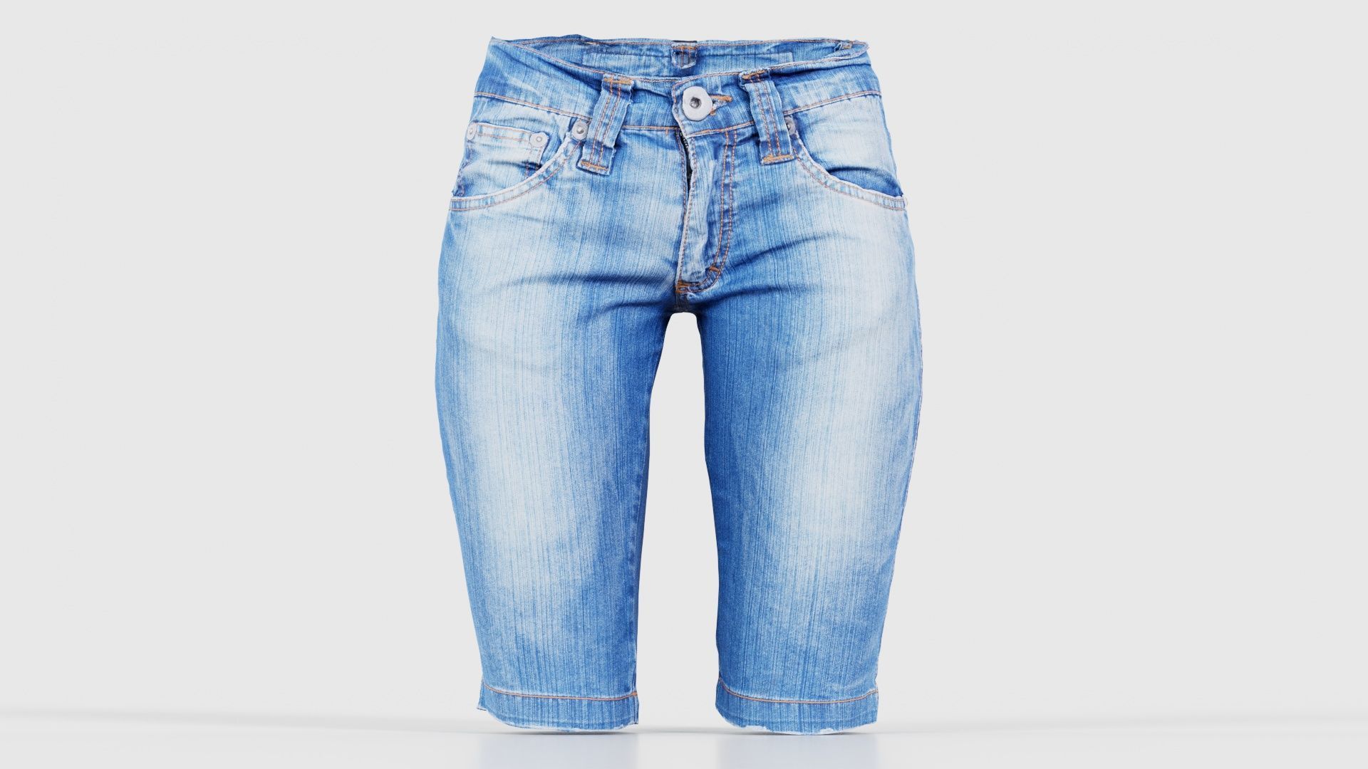 114 Trouser Short Bottom Jeans Superbundle 3D Model Collection_70