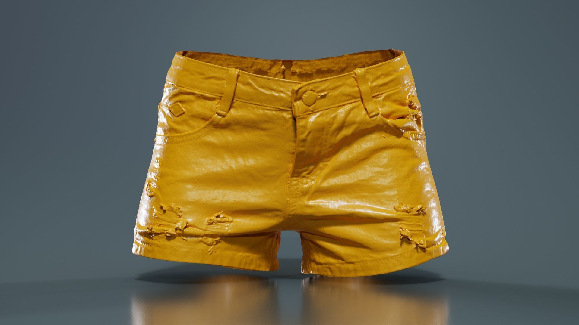 114 Trouser Short Bottom Jeans Superbundle 3D Model Collection_17
