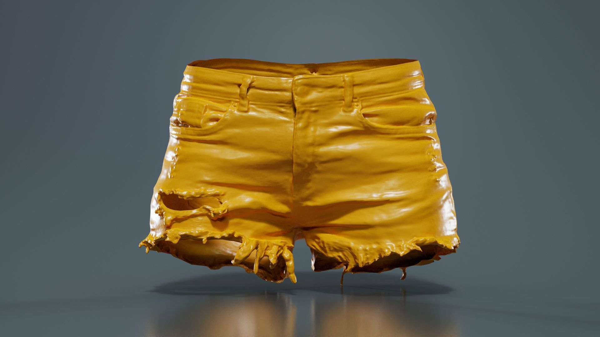 114 Trouser Short Bottom Jeans Superbundle 3D Model Collection_15