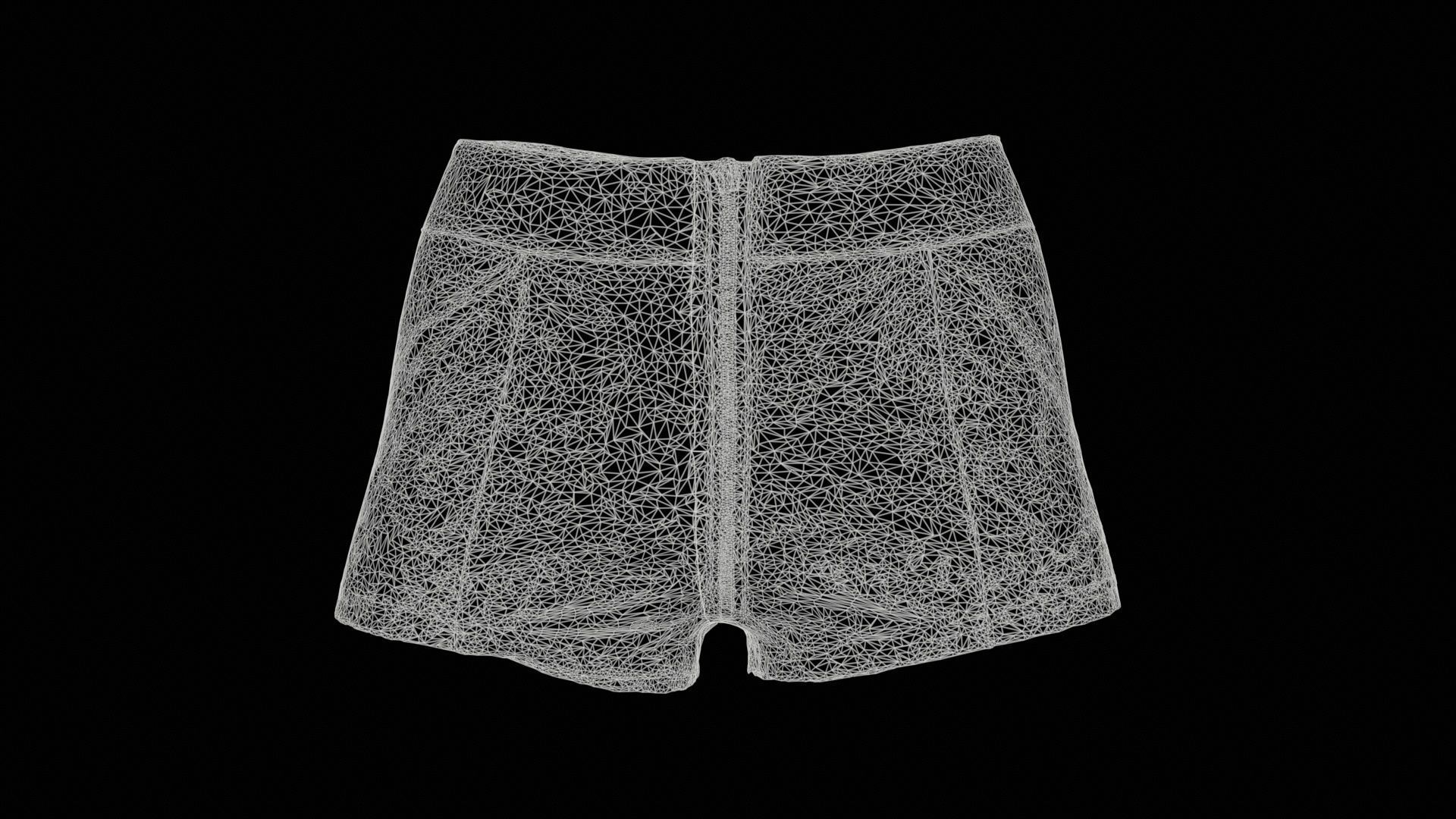 114 Trouser Short Bottom Jeans Superbundle 3D Model Collection_29
