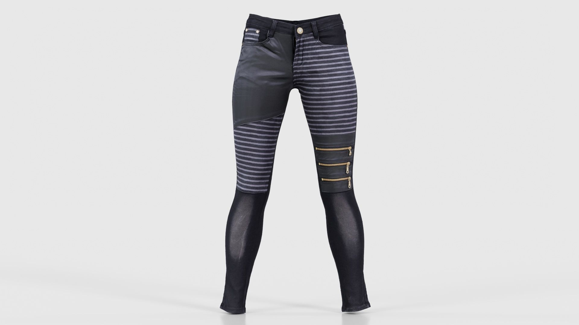 114 Trouser Short Bottom Jeans Superbundle 3D Model Collection_55