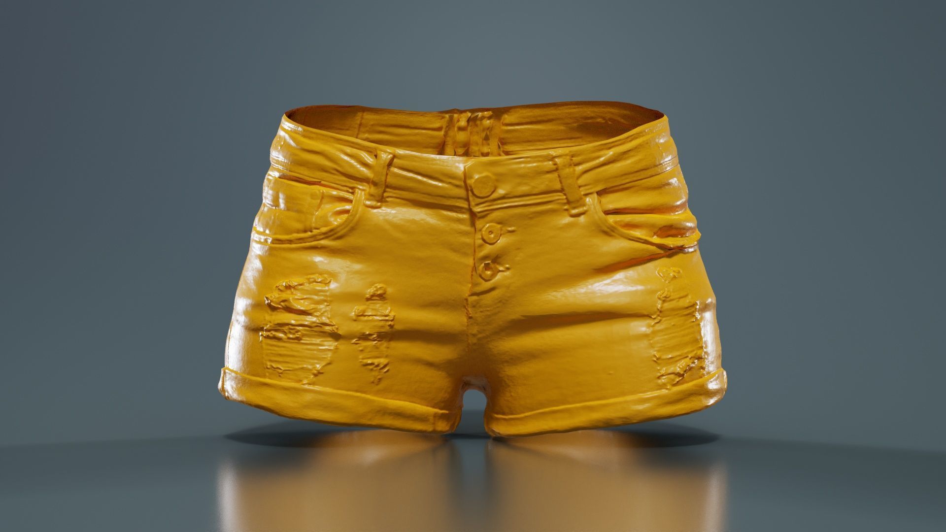 114 Trouser Short Bottom Jeans Superbundle 3D Model Collection_9