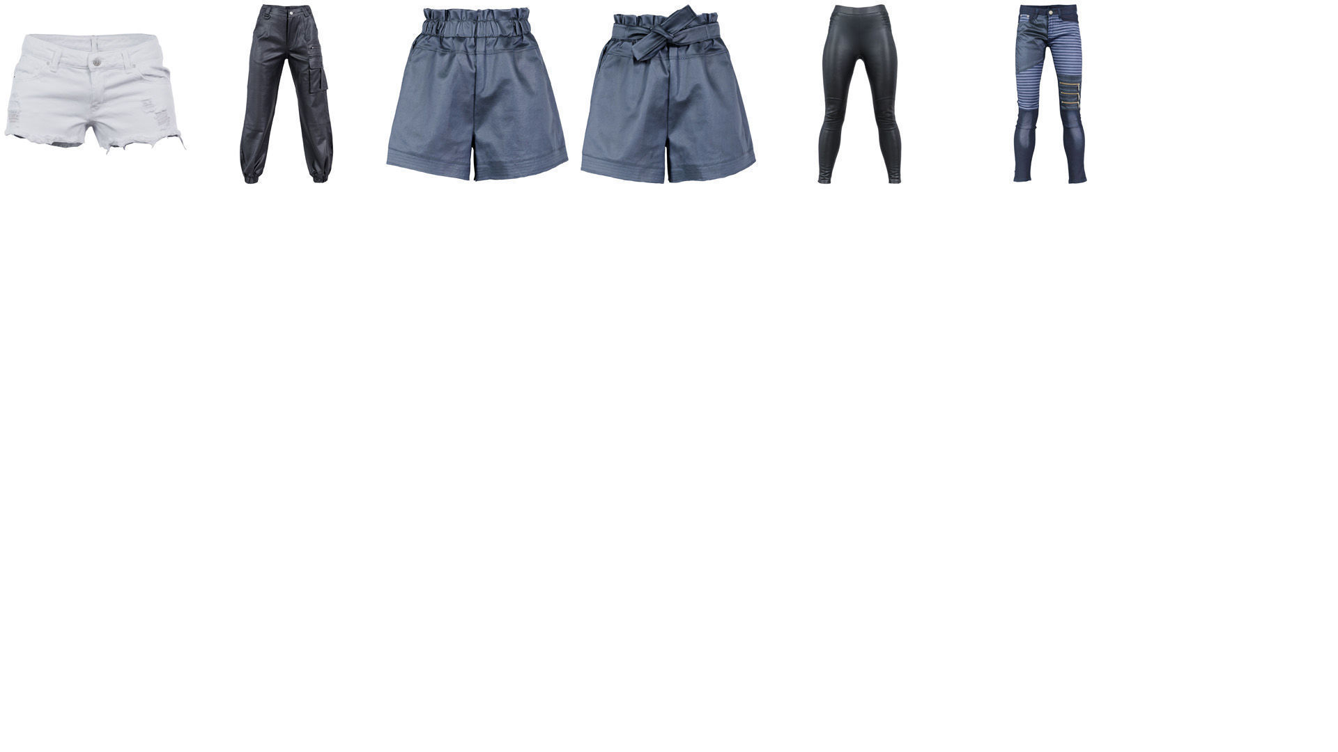 114 Trouser Short Bottom Jeans Superbundle 3D Model Collection_4