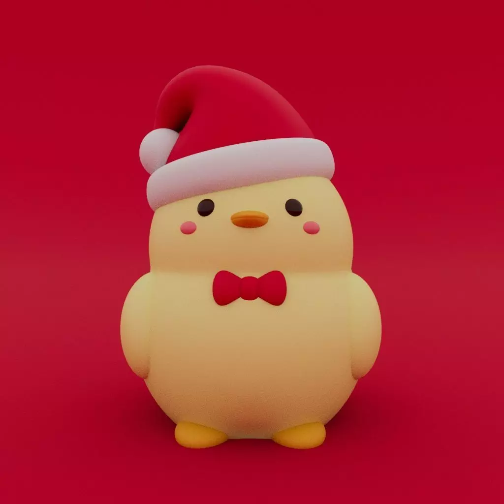 Christmas Special - Little Chick 3D print model_0