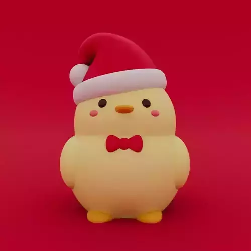 Christmas Special - Little Chick 3D print model