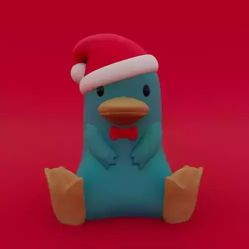 Christmas Special - Cute Platypus Perry 3D print model