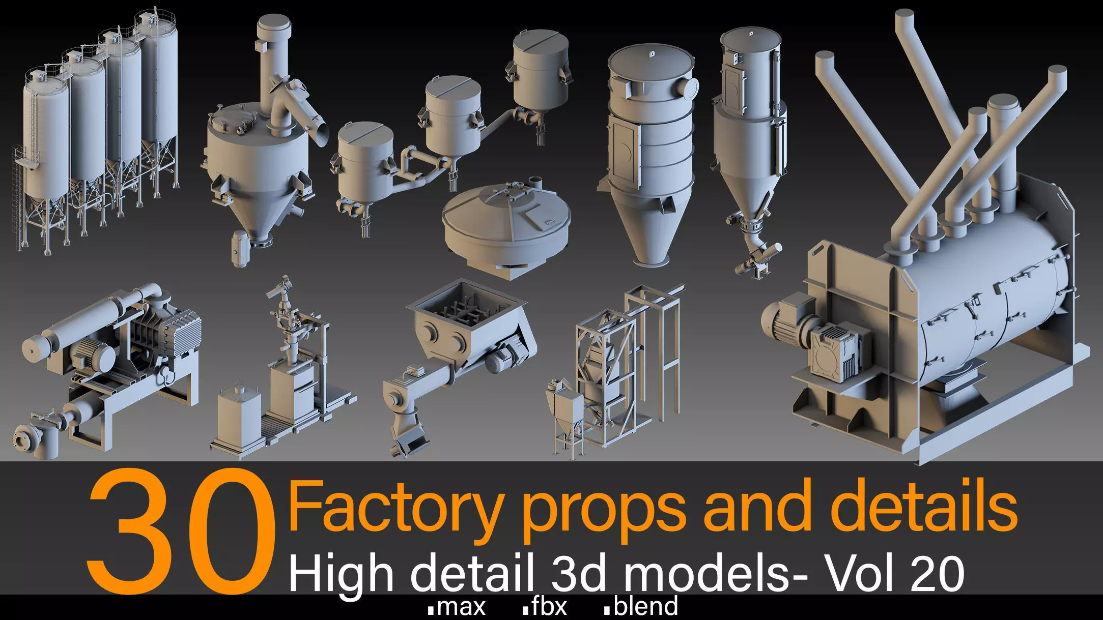 30- Factory props and details- Vol 20 3D model_0