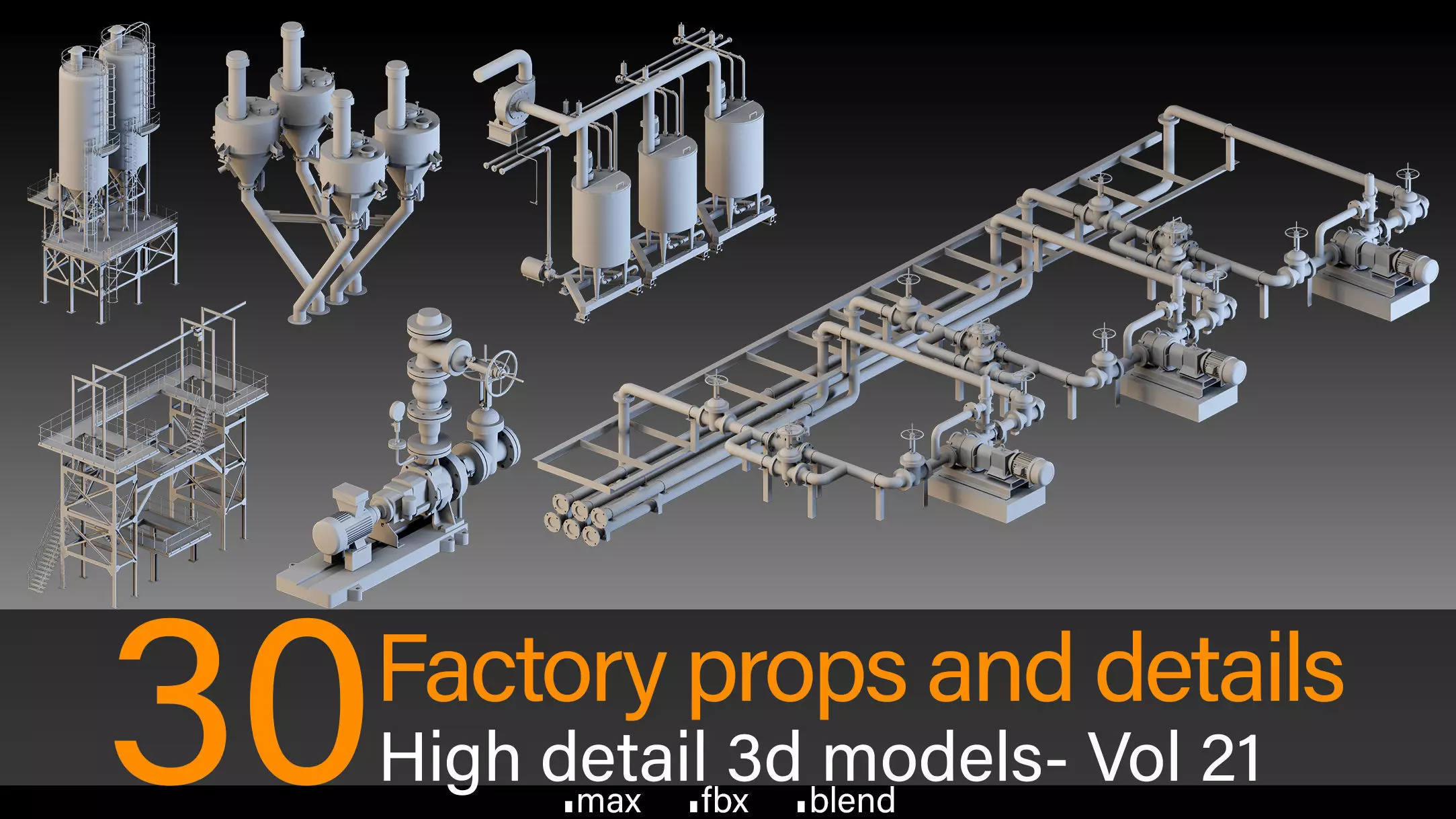 30- Factory props and details- Vol 21 3D model_0