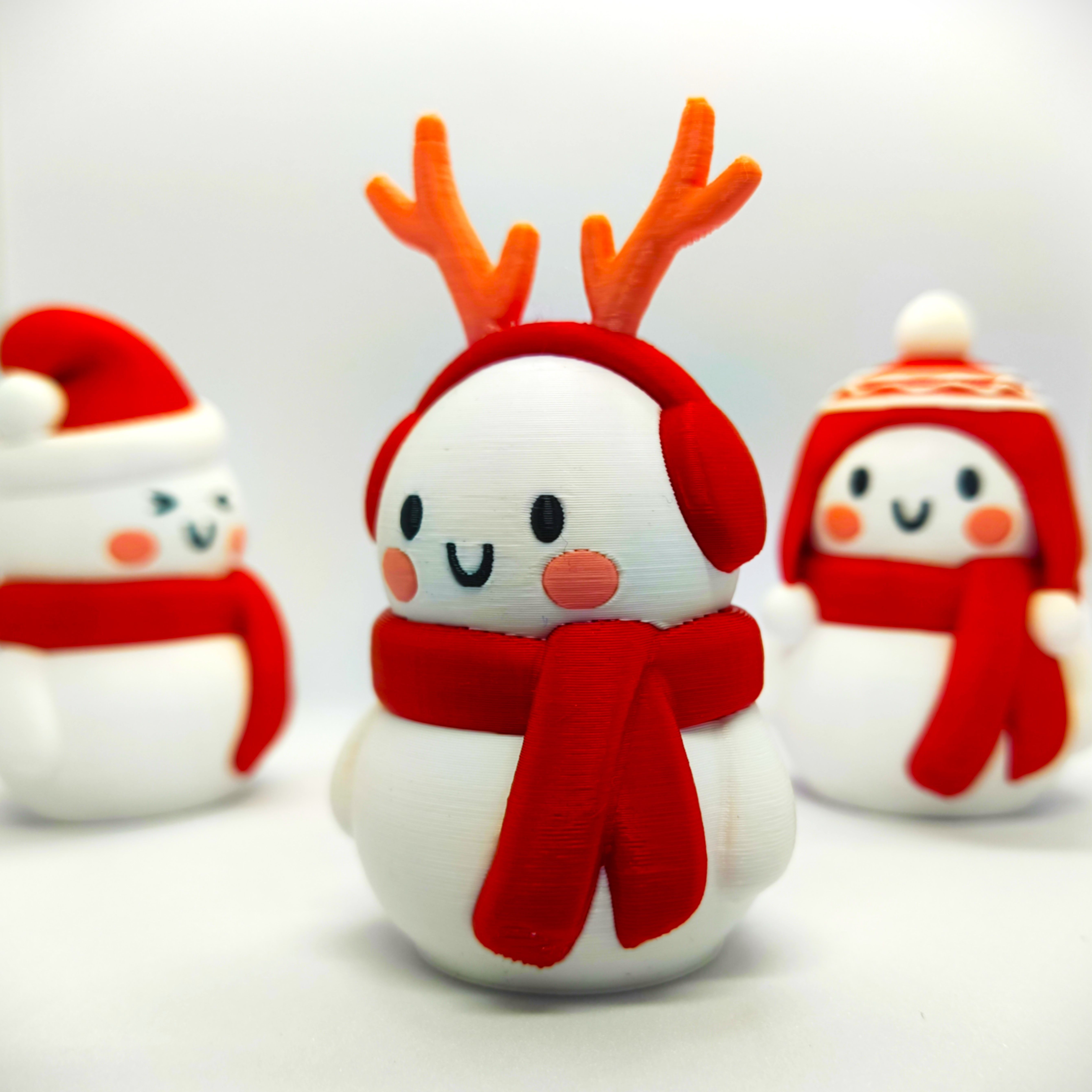 Christmas Special - Snowman 01 3D print model_2