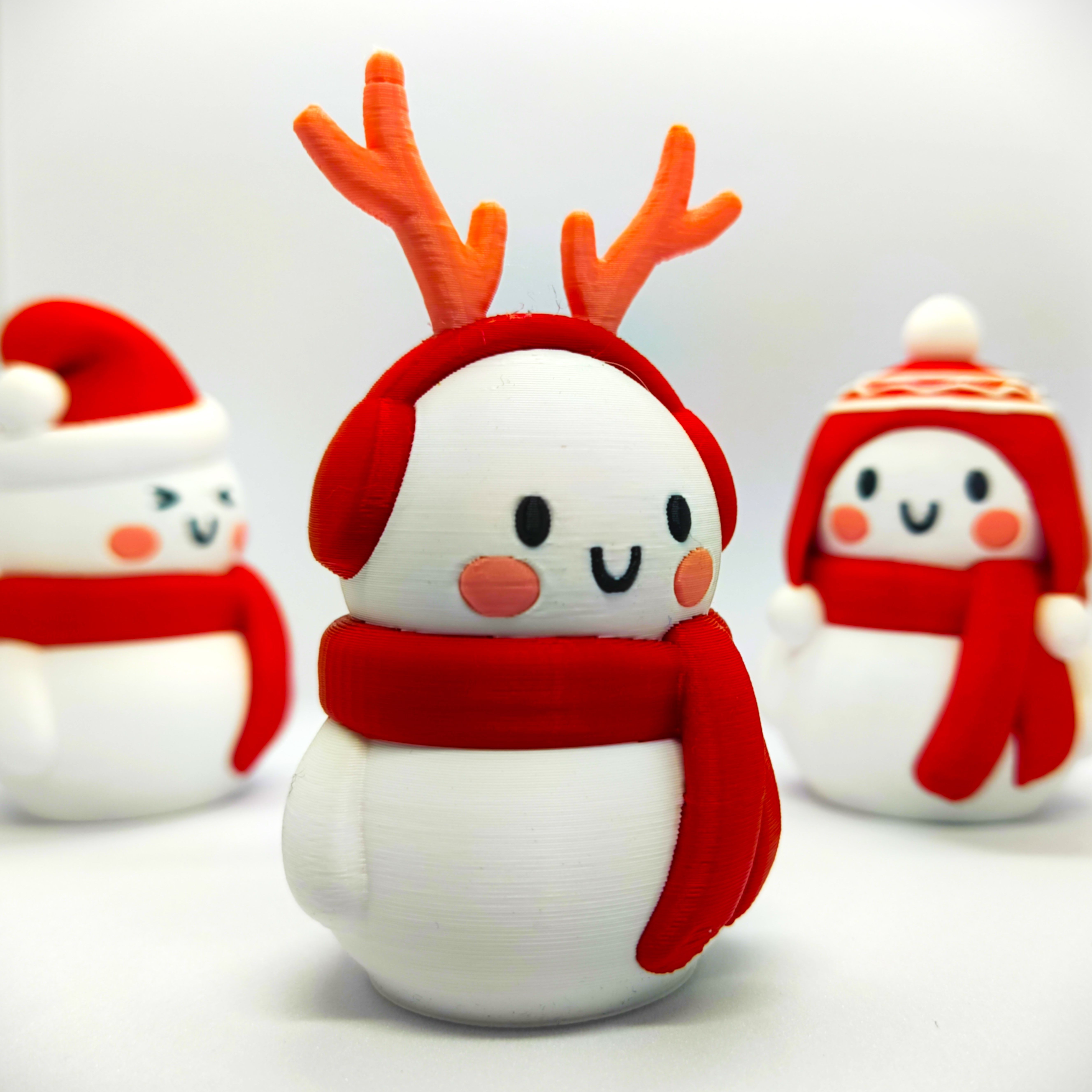 Christmas Special - Snowman 01 3D print model_1