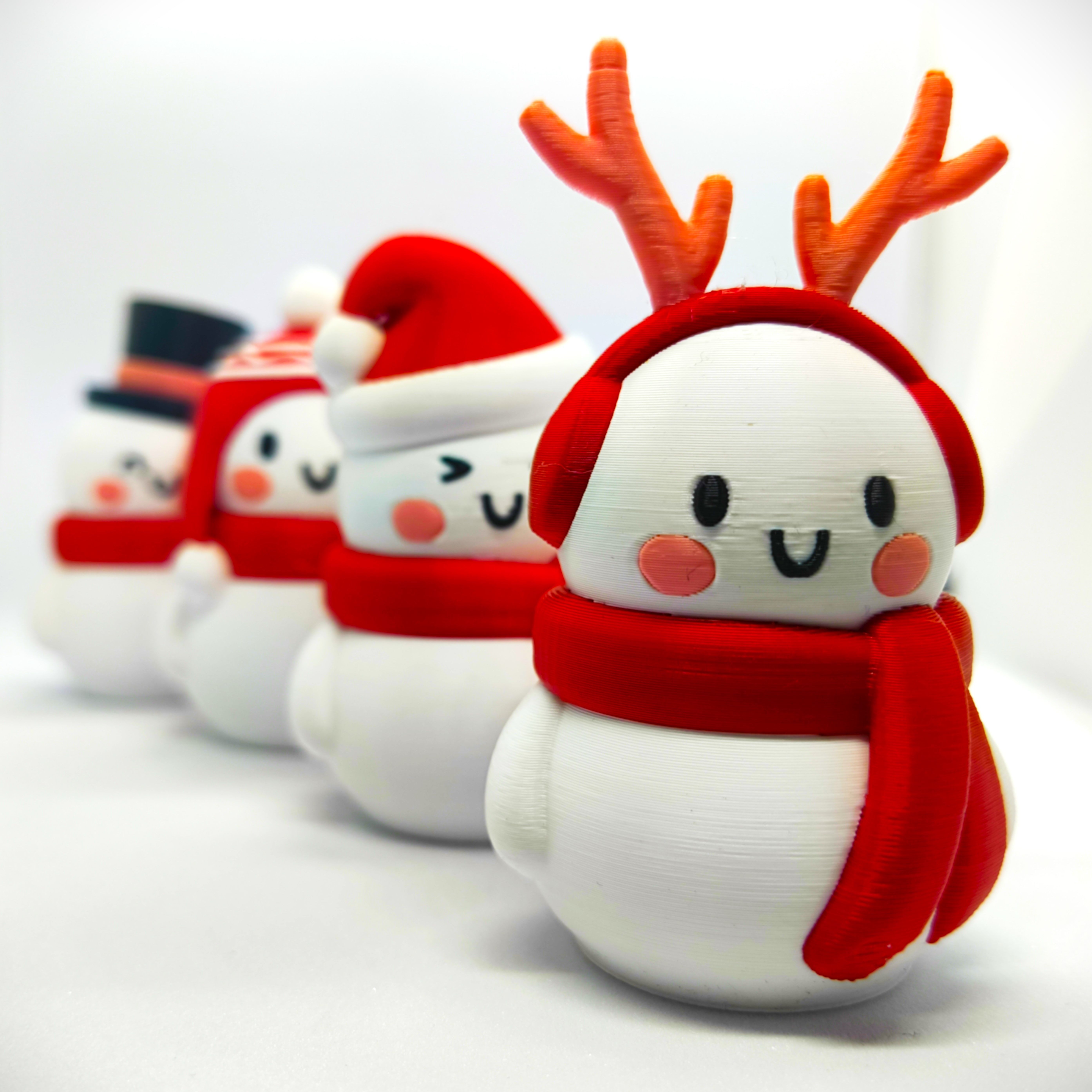Christmas Special - Snowman 01 3D print model_3
