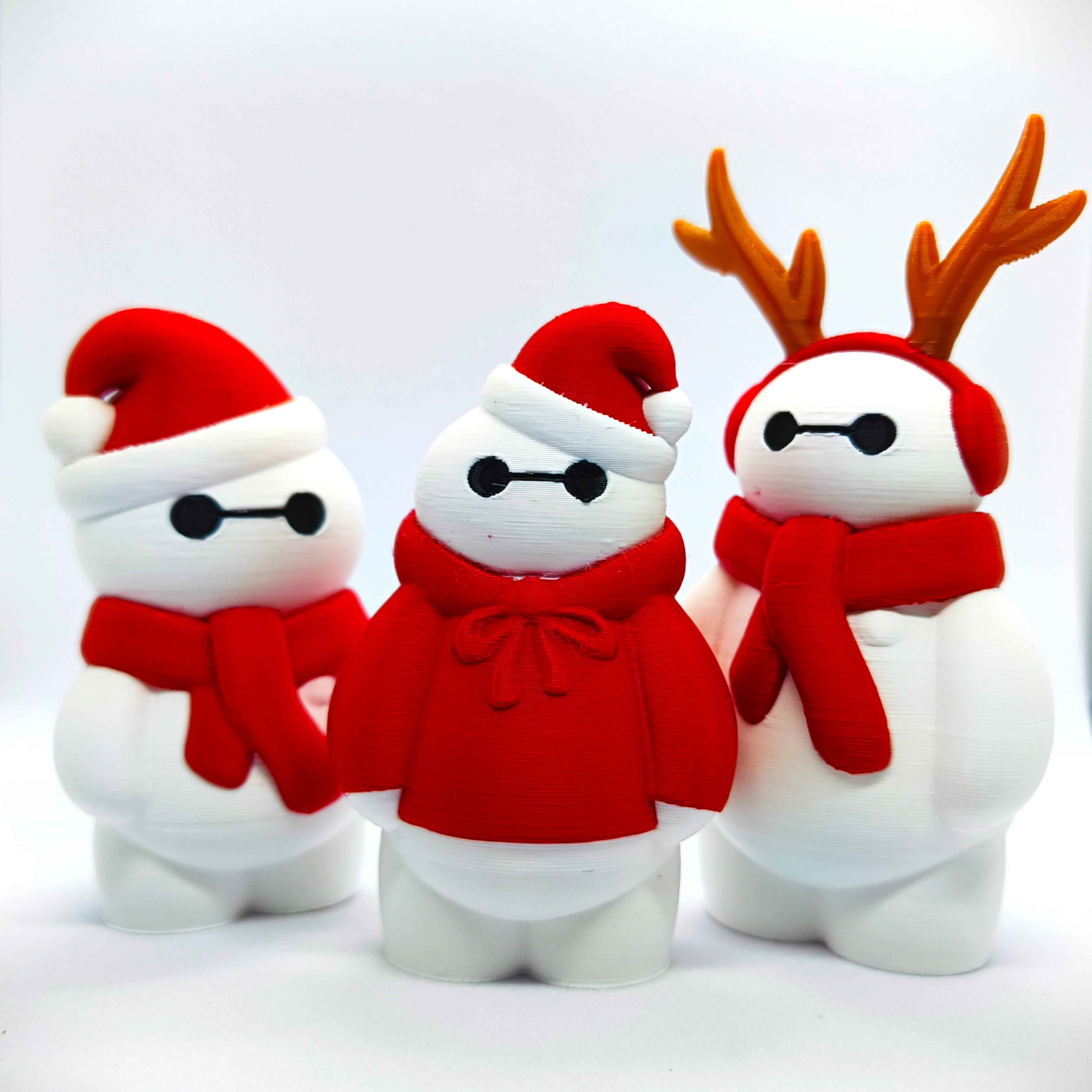 Christmas Special Cute Baymax Collection 3D print model_4