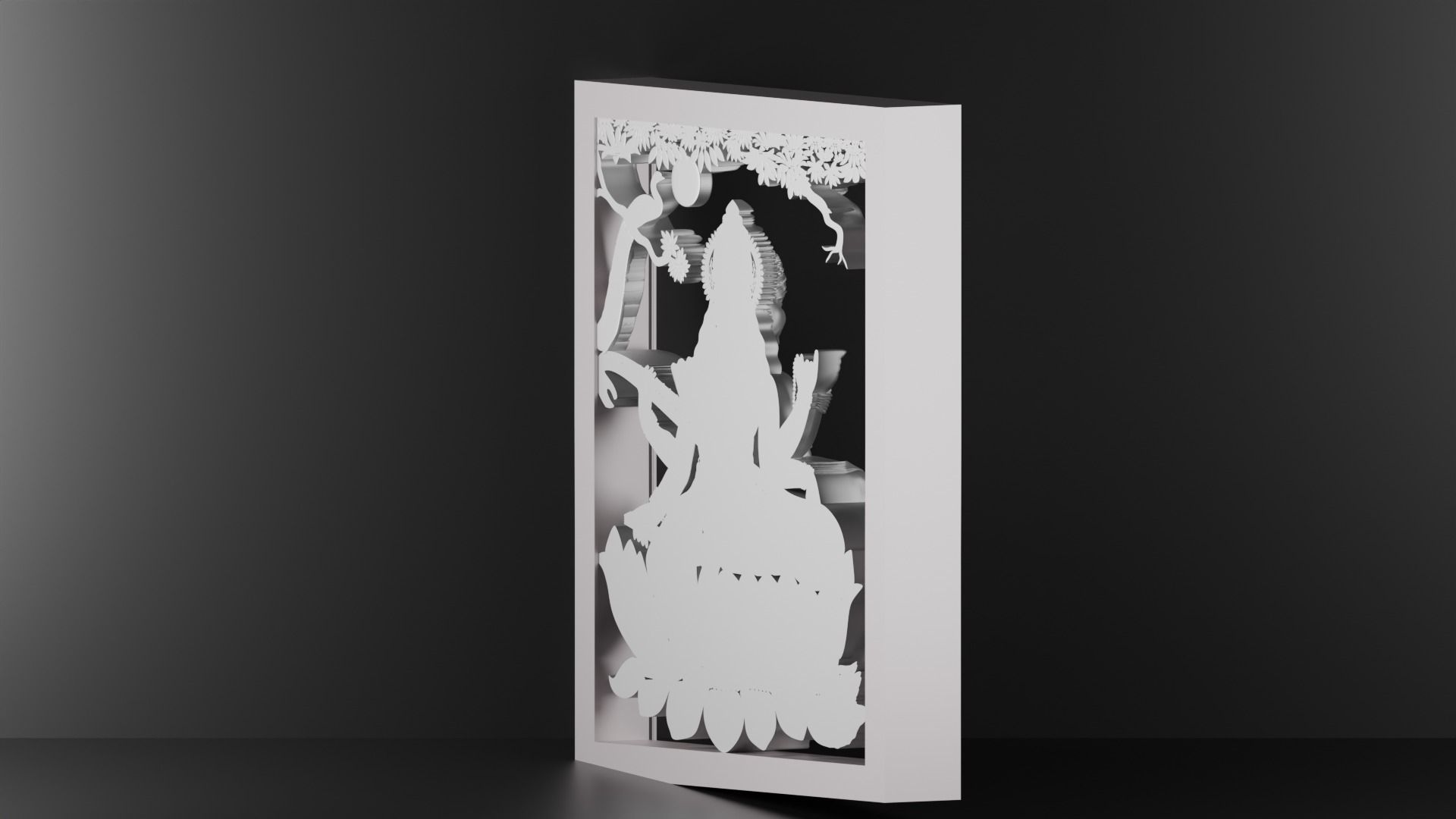 hindu goddess 3D print model_13