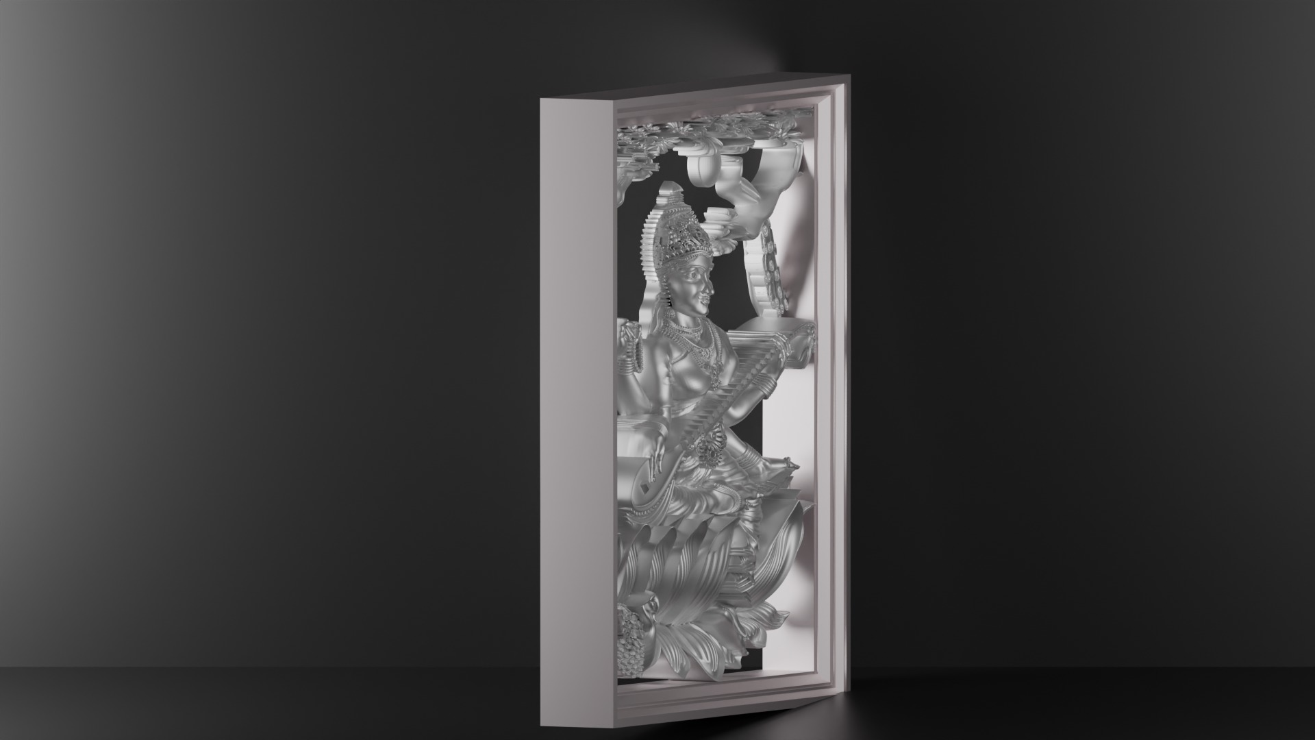 hindu goddess 3D print model_8