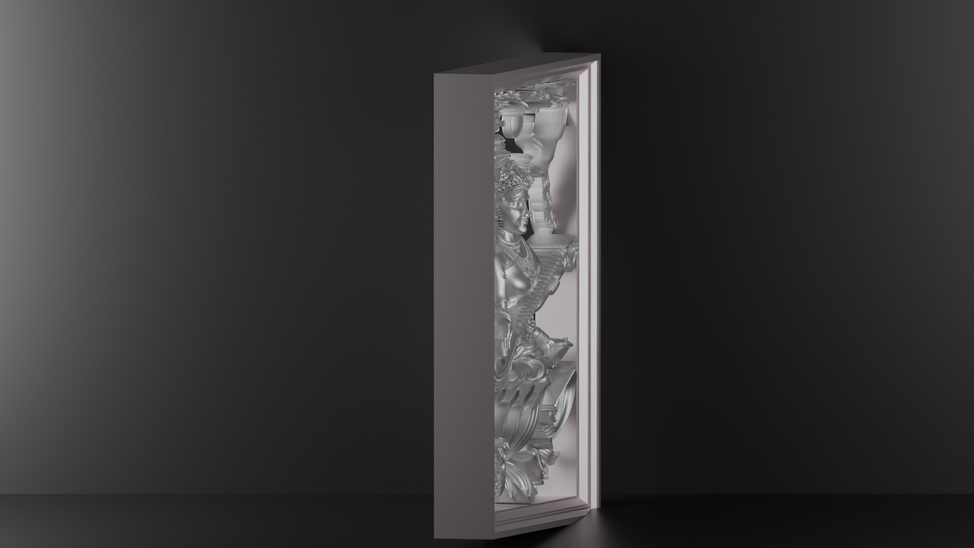 hindu goddess 3D print model_9