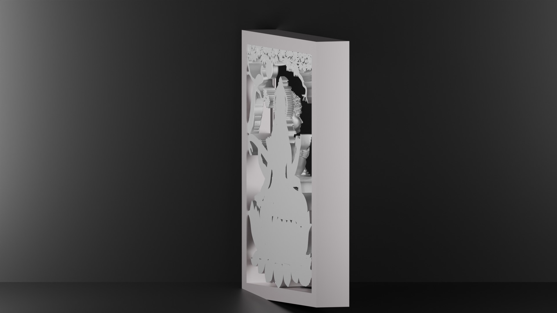 hindu goddess 3D print model_12