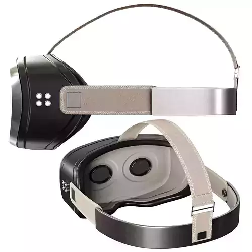 VR-Headset Low-poly 3D model
