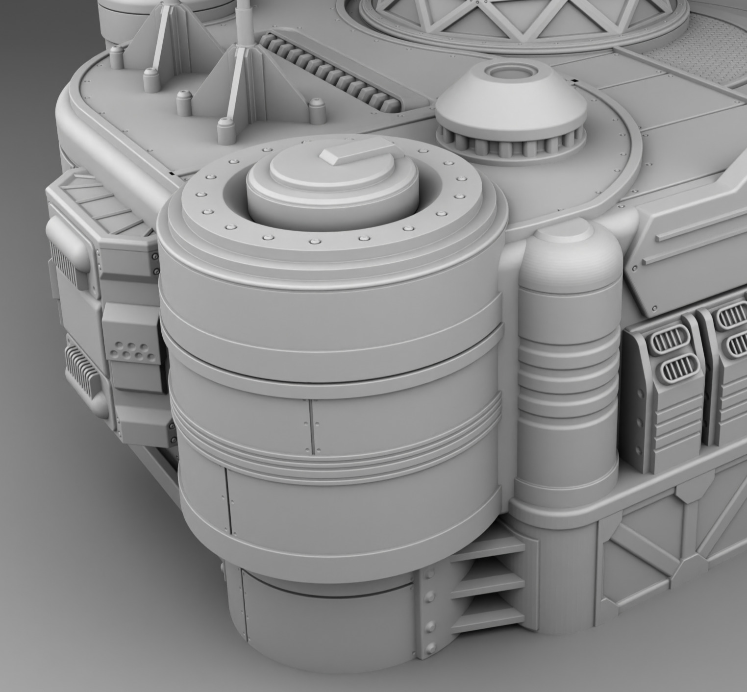 Martian Laboratory 3D print model_9