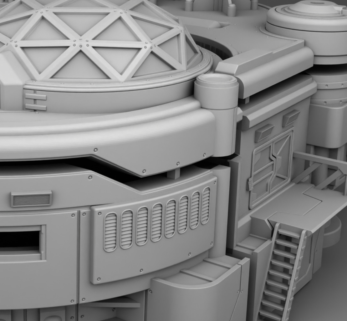 Martian Laboratory 3D print model_14