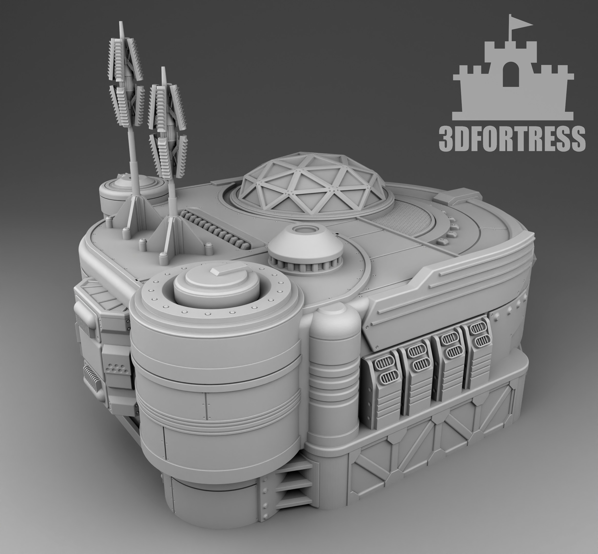 Martian Laboratory 3D print model_1