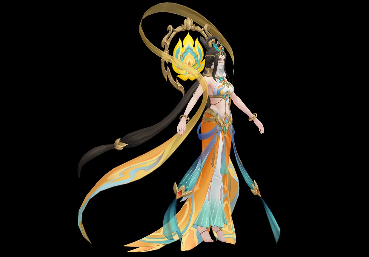 Dunhuang Feitian 3D model_13