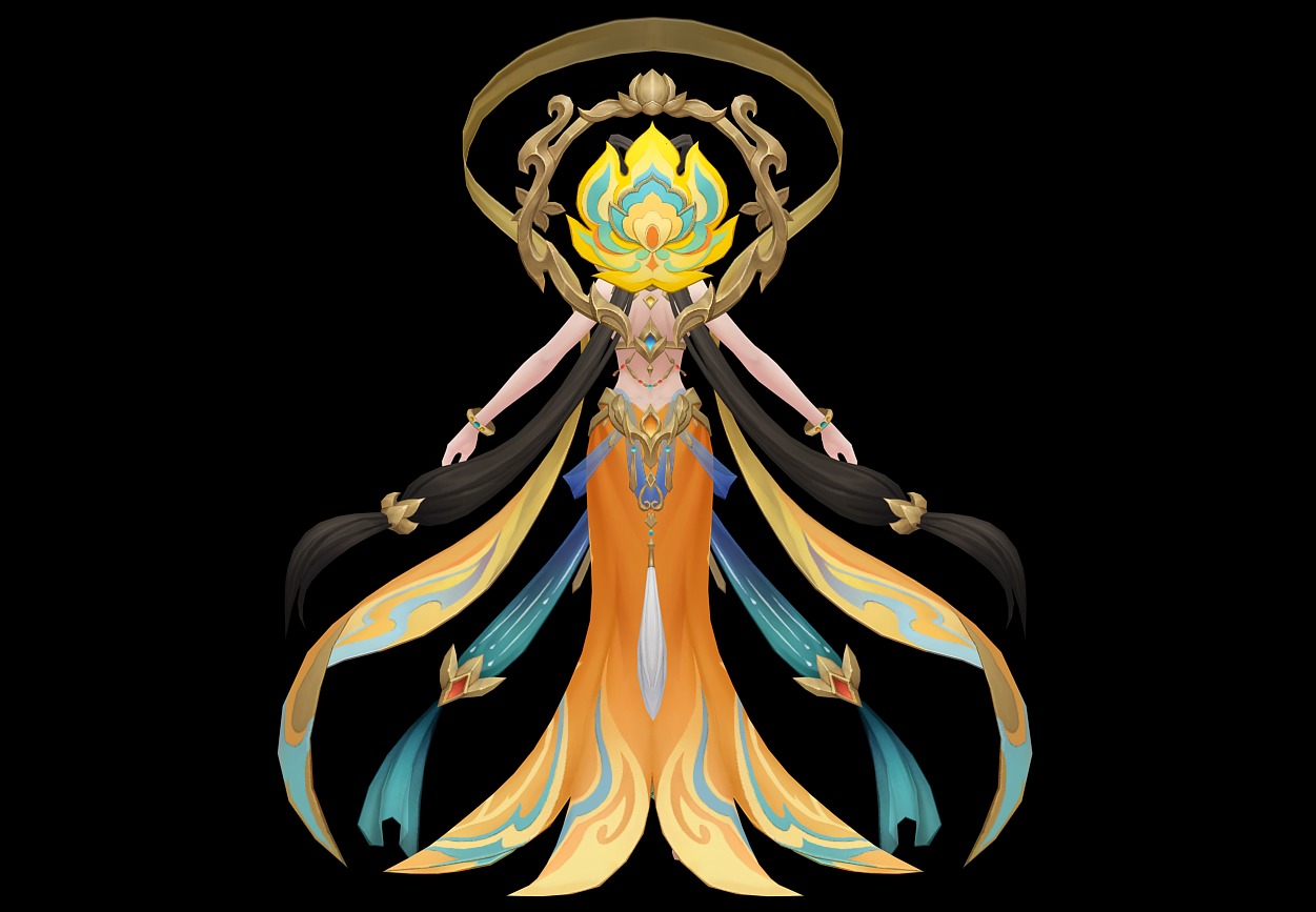 Dunhuang Feitian 3D model_11