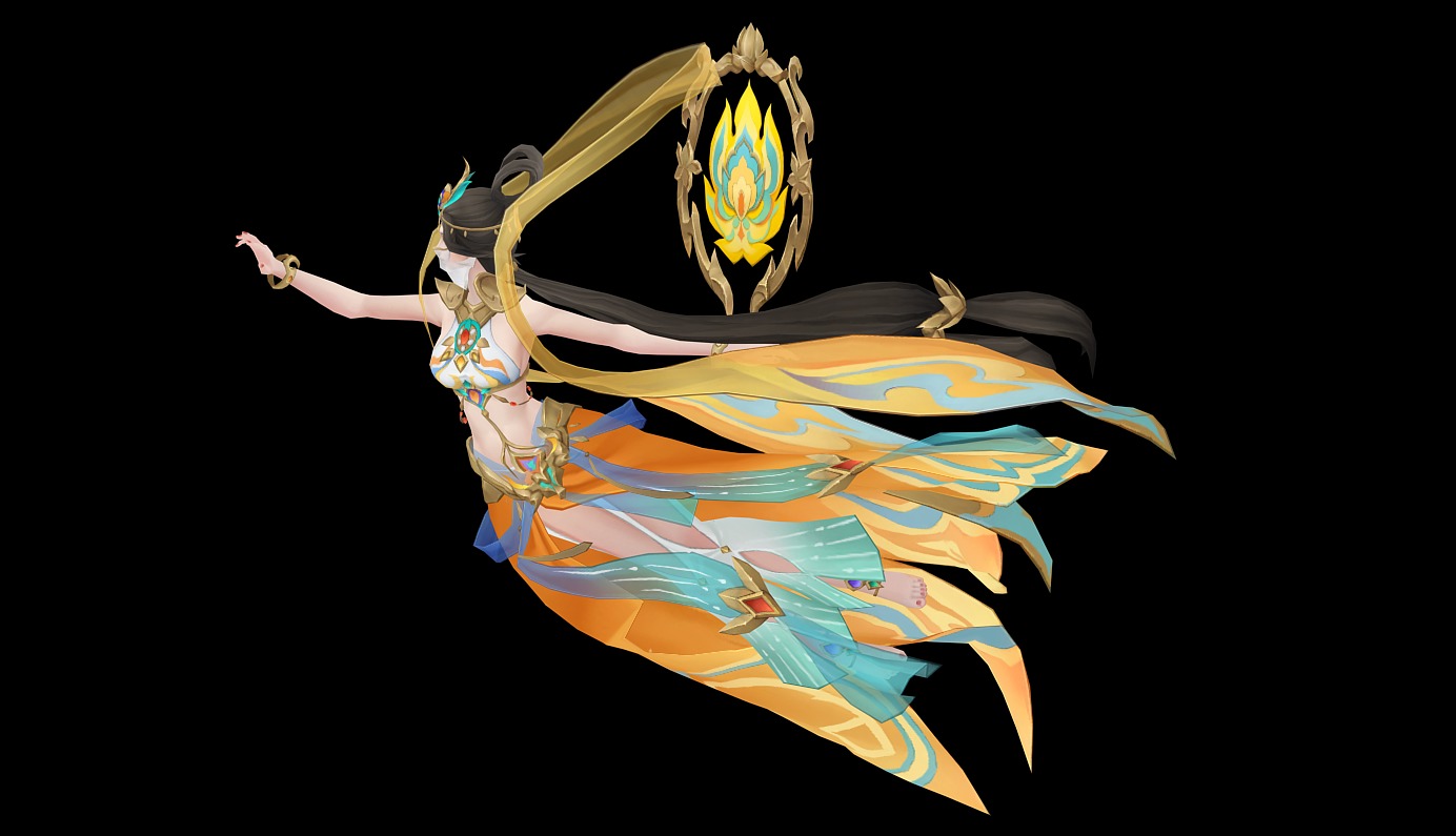 Dunhuang Feitian 3D model_25