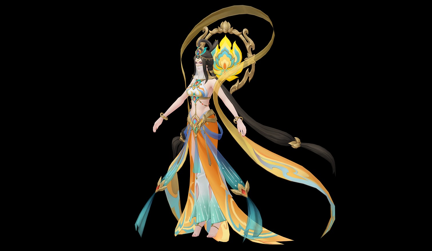 Dunhuang Feitian 3D model_8