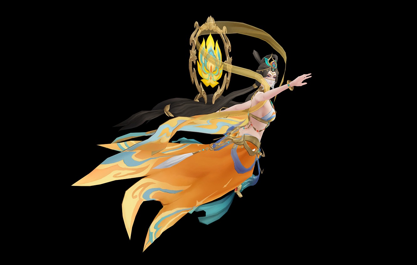 Dunhuang Feitian 3D model_26