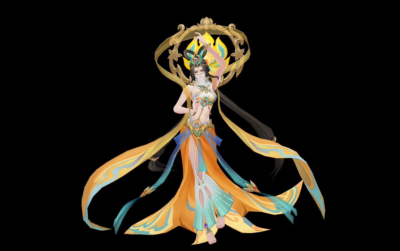 Dunhuang Feitian 3D model_20