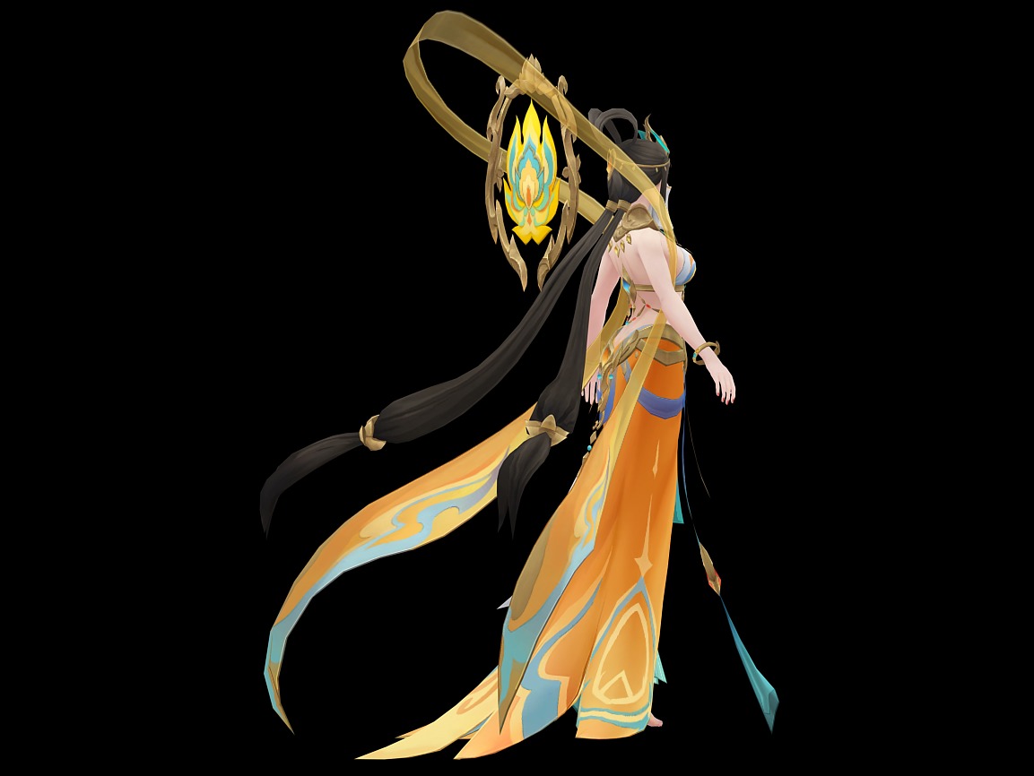 Dunhuang Feitian 3D model_12