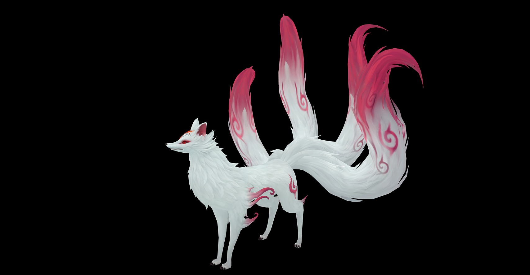 Fox demon 3D model_29