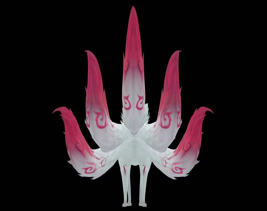 Fox demon 3D model_12