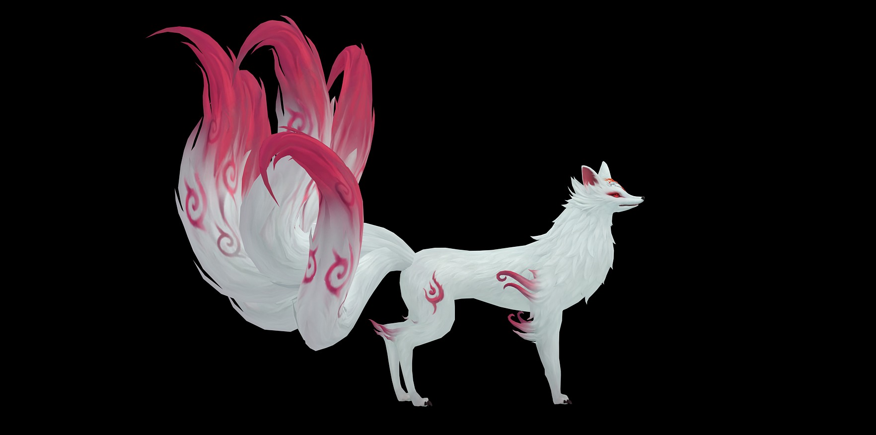 Fox demon 3D model_22