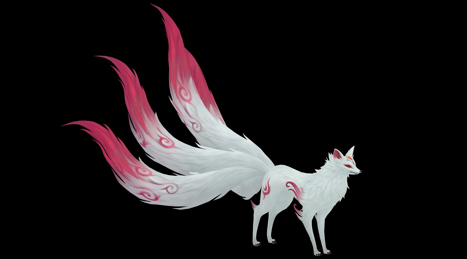 Fox demon 3D model_9