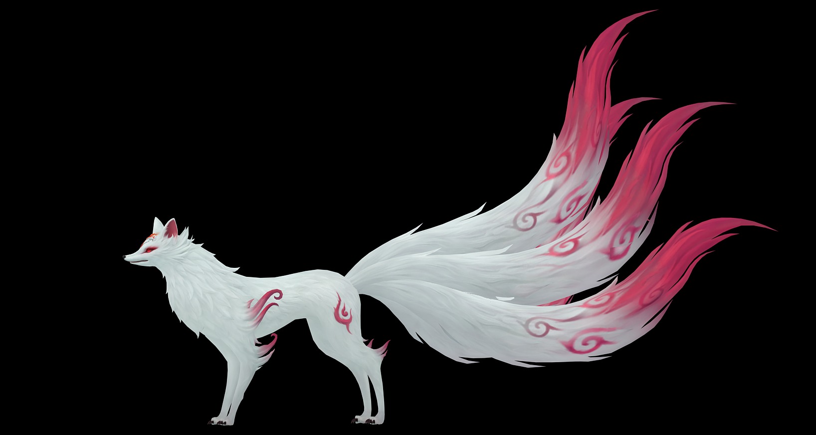 Fox demon 3D model_14