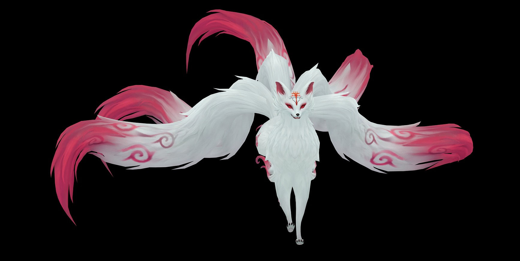 Fox demon 3D model_25