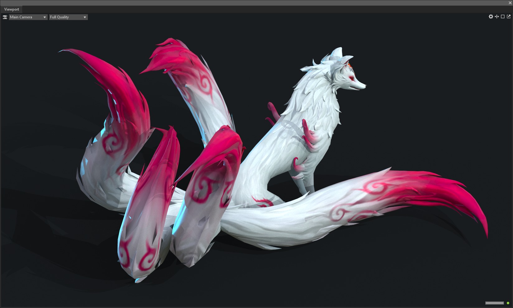 Fox demon 3D model_35