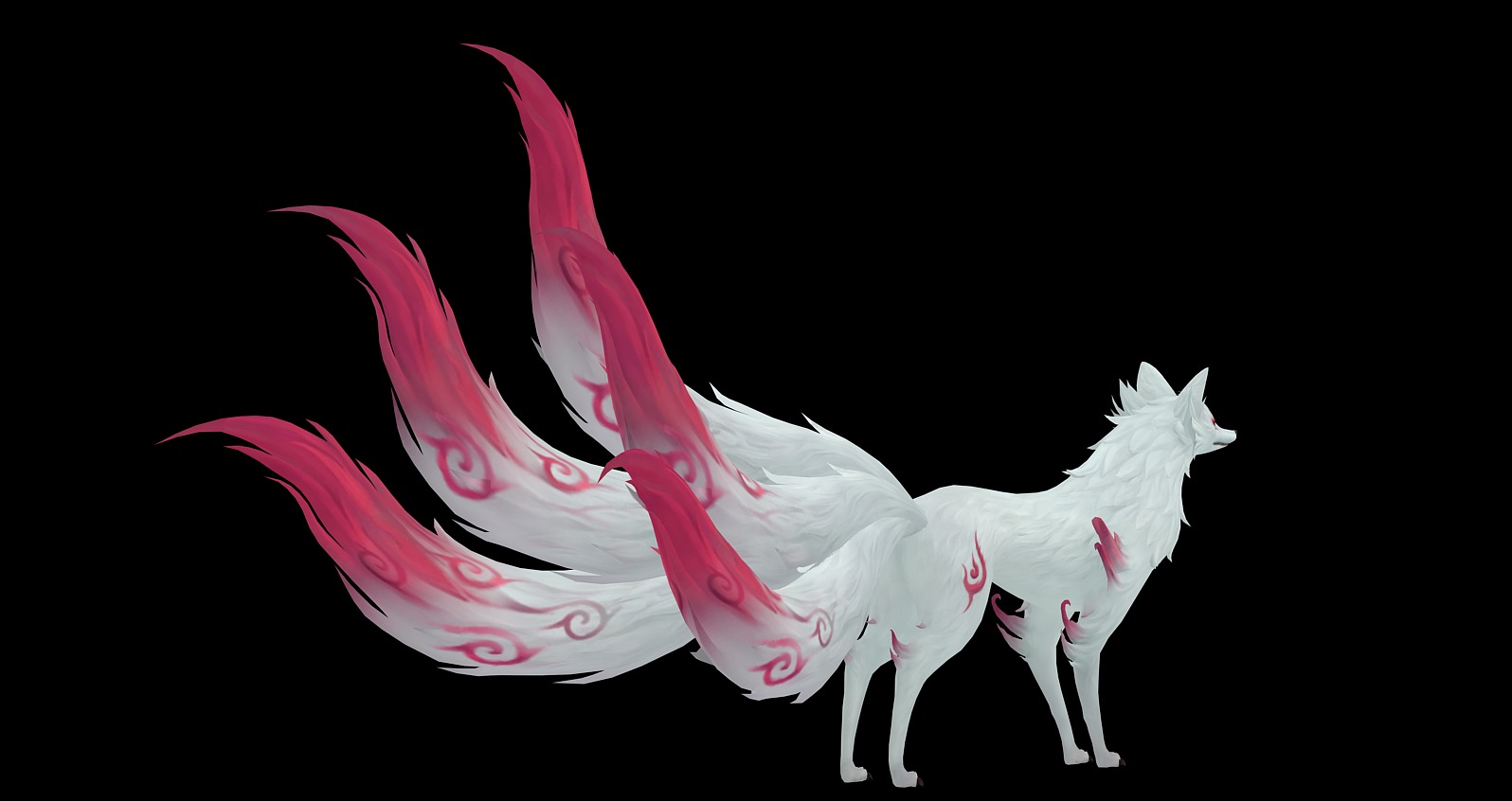 Fox demon 3D model_11