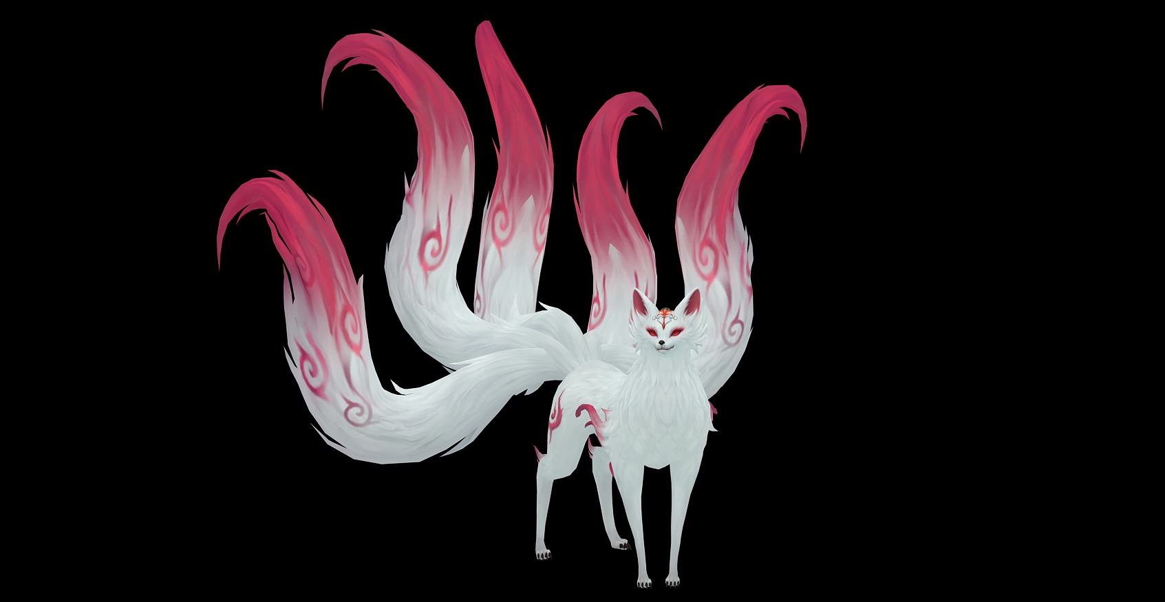 Fox demon 3D model_21