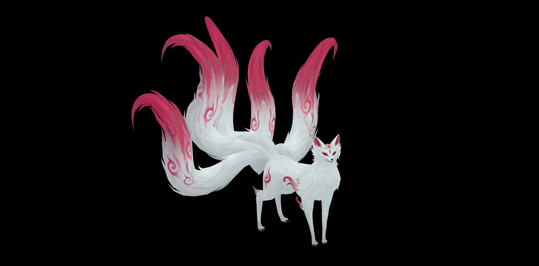 Fox demon 3D model_28