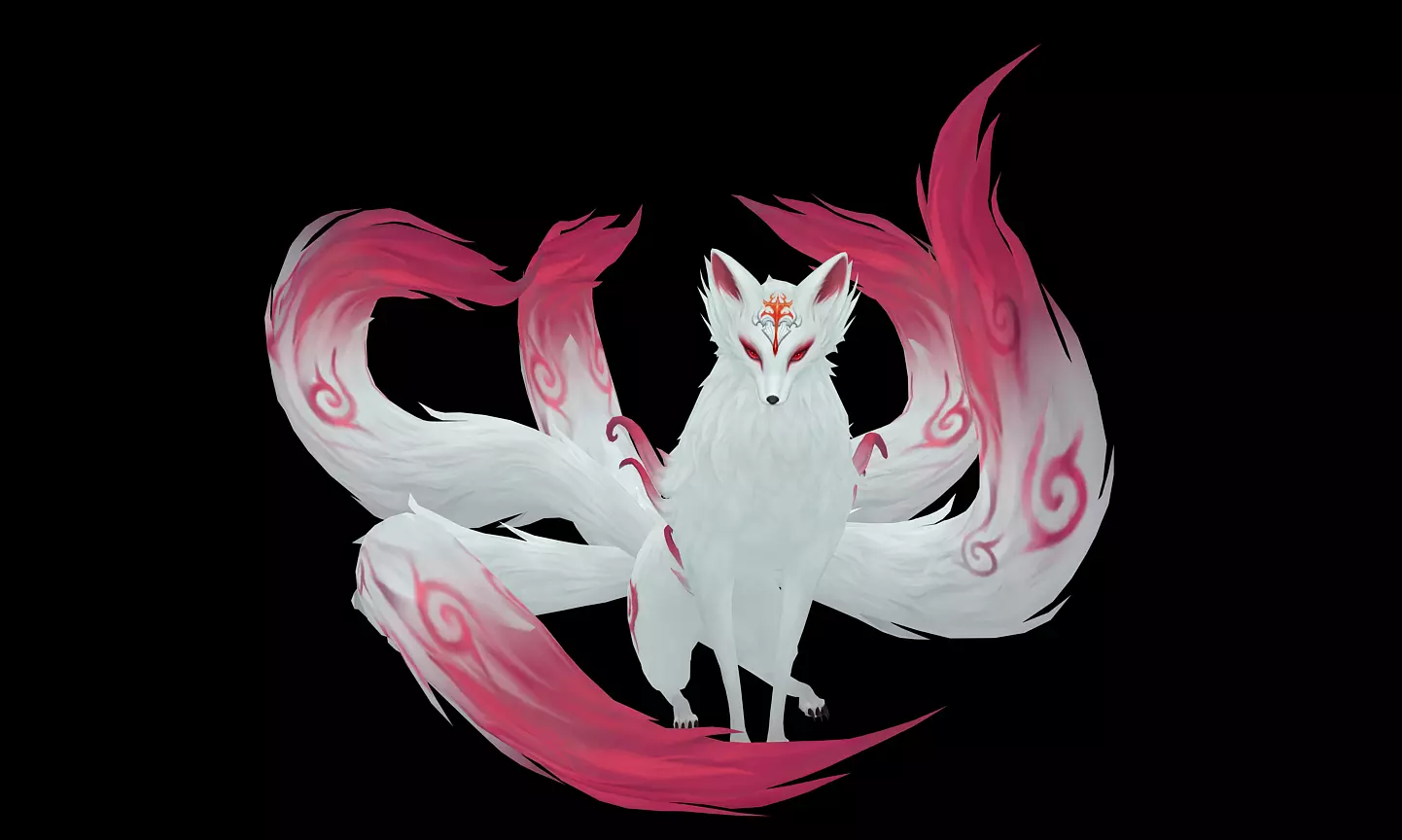 Fox demon 3D model_0