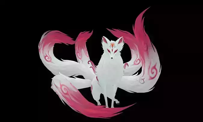 Fox demon 3D model