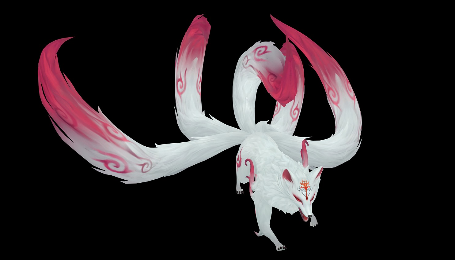 Fox demon 3D model_19