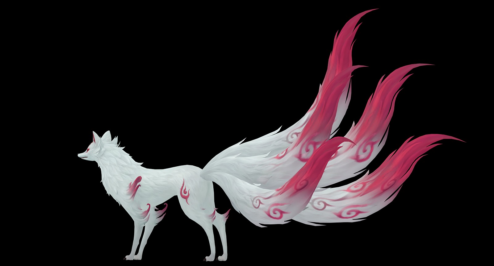 Fox demon 3D model_13