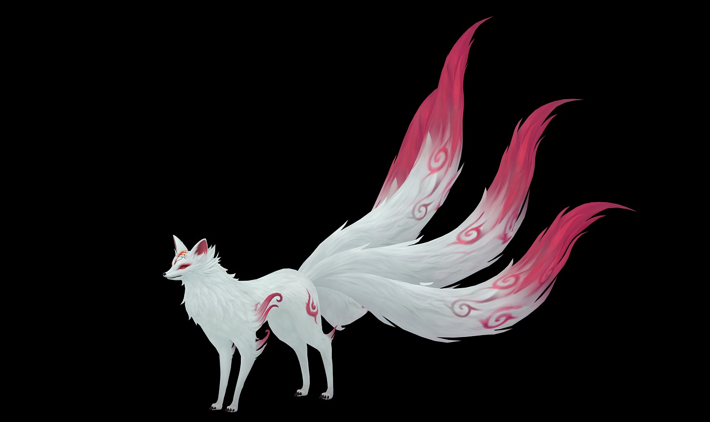 Fox demon 3D model_15