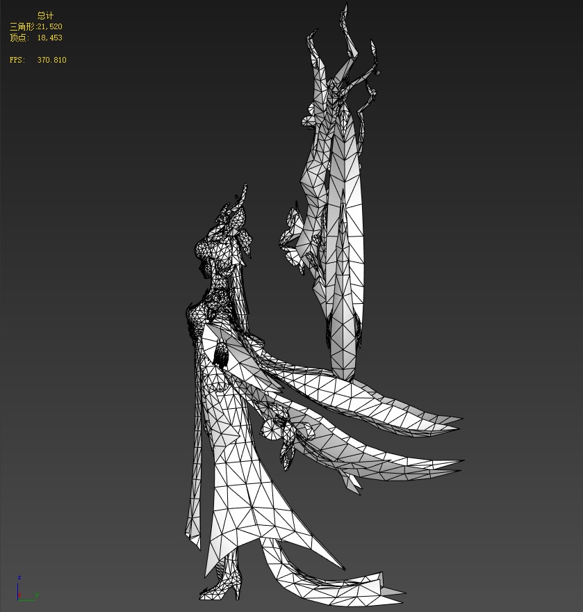 singing girl 3D model_18