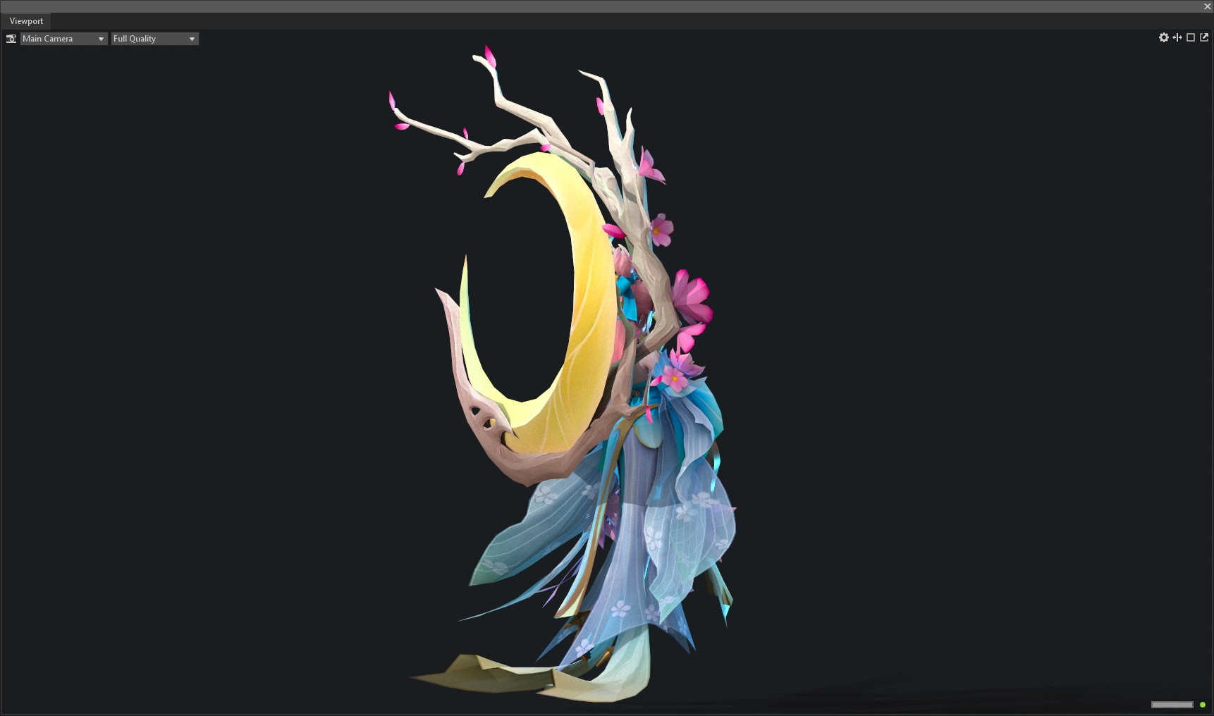 singing girl 3D model_32