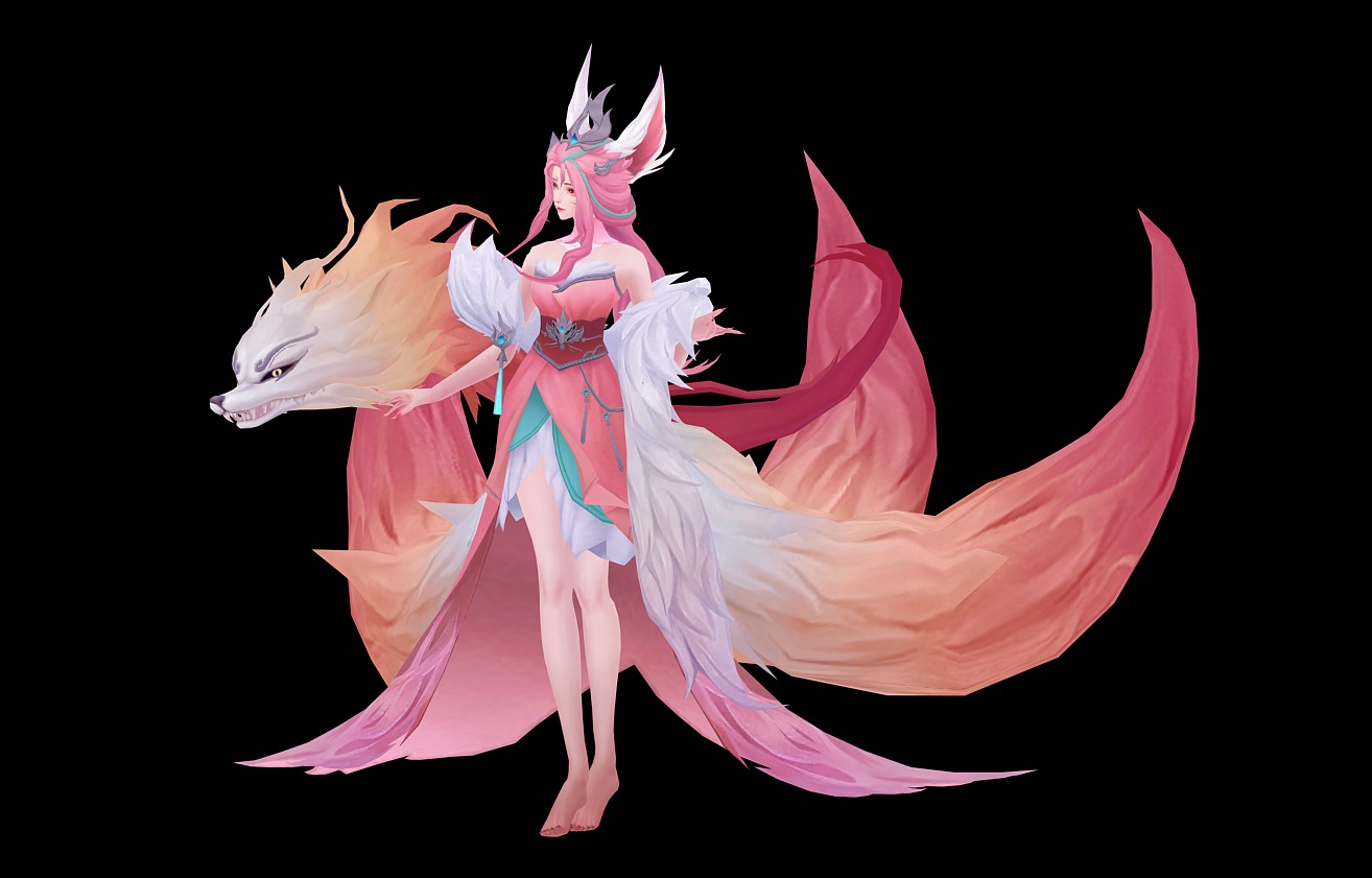 Demon Fox 3D model_28