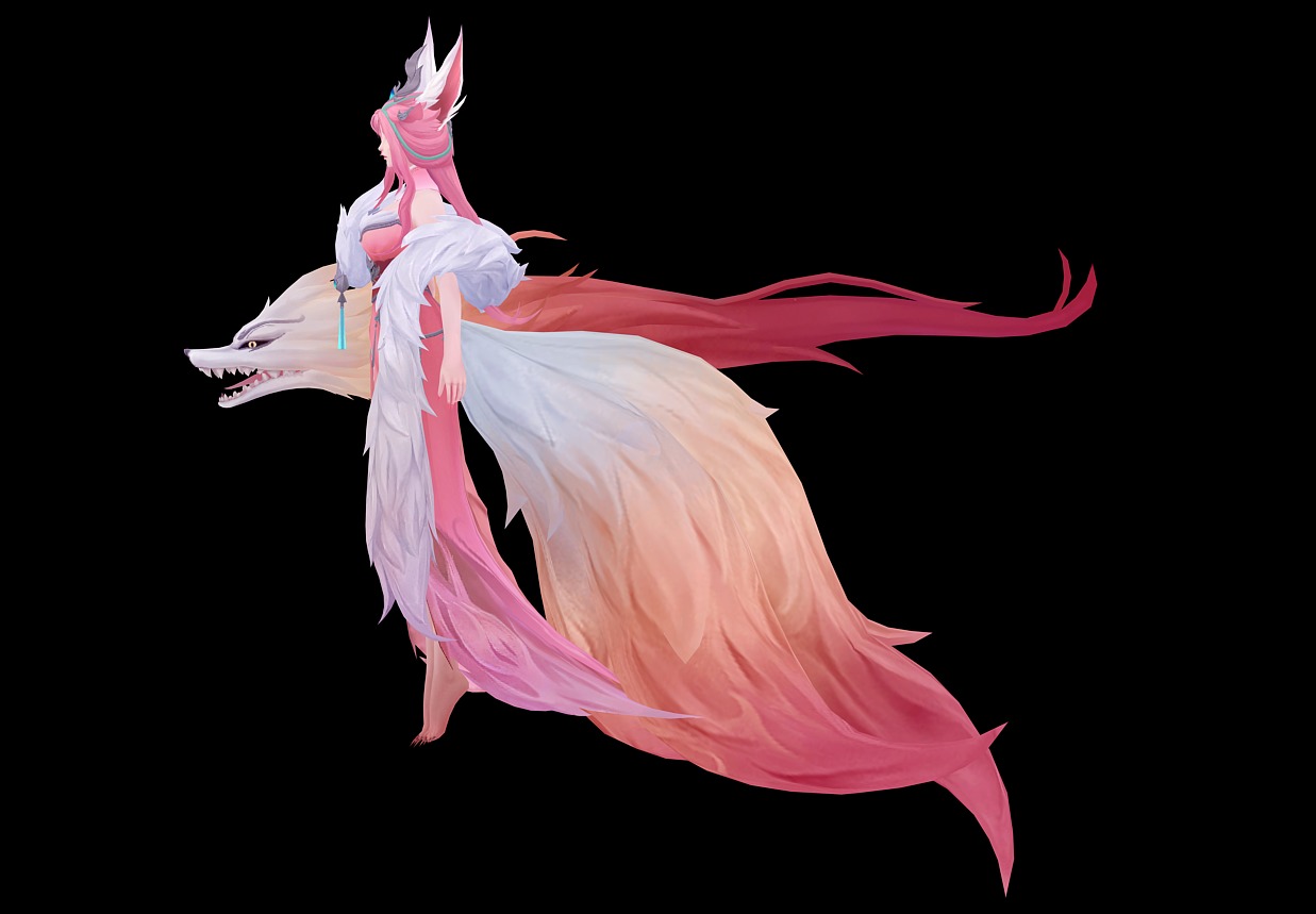 Demon Fox 3D model_12